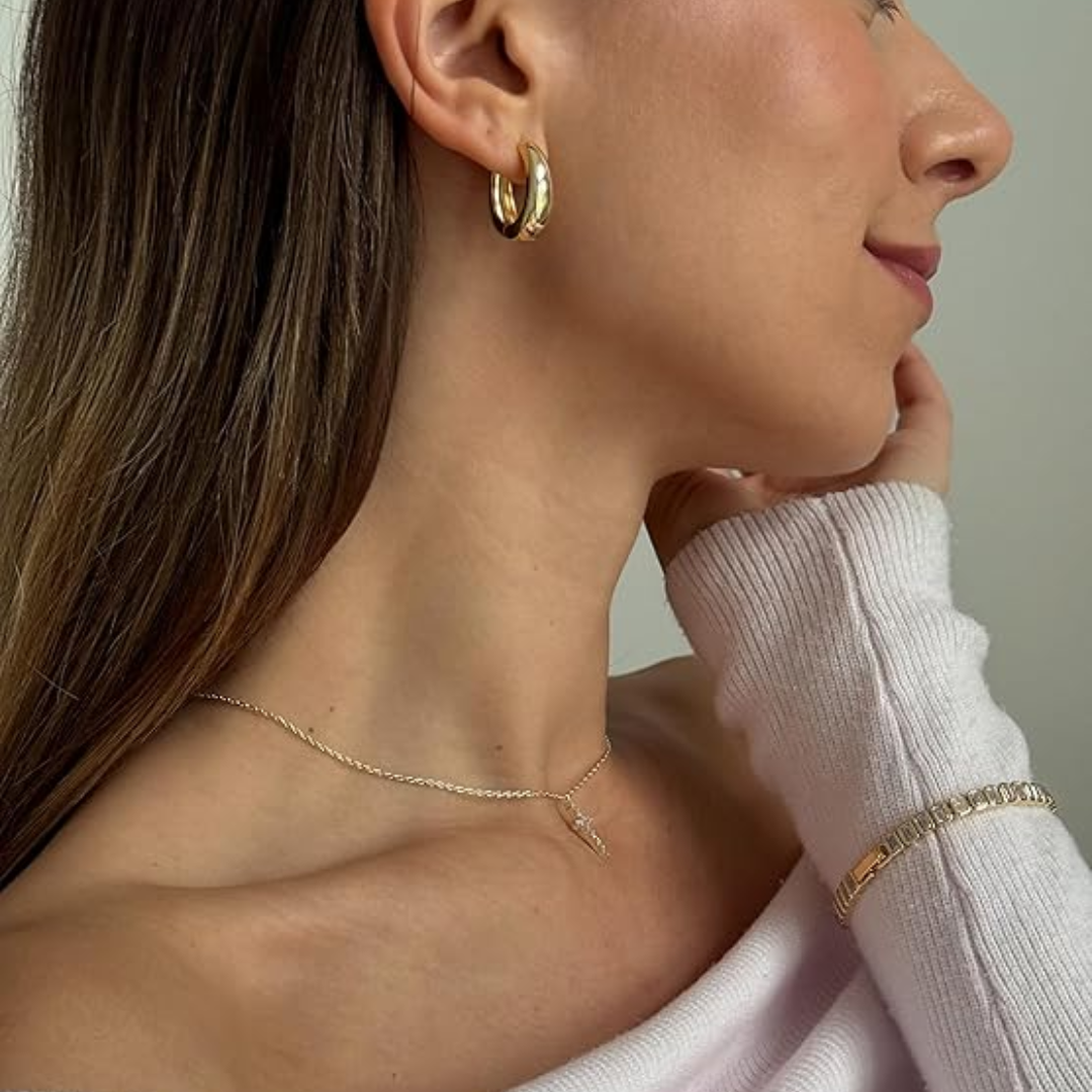 Women’s Hoop Earrings – Alexa Gold Design