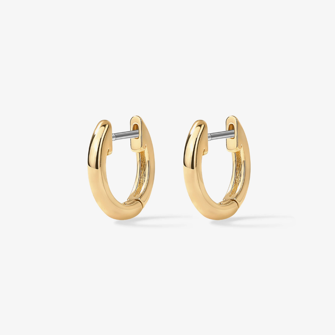 Women’s Huggie Earrings – Mini Gold Design