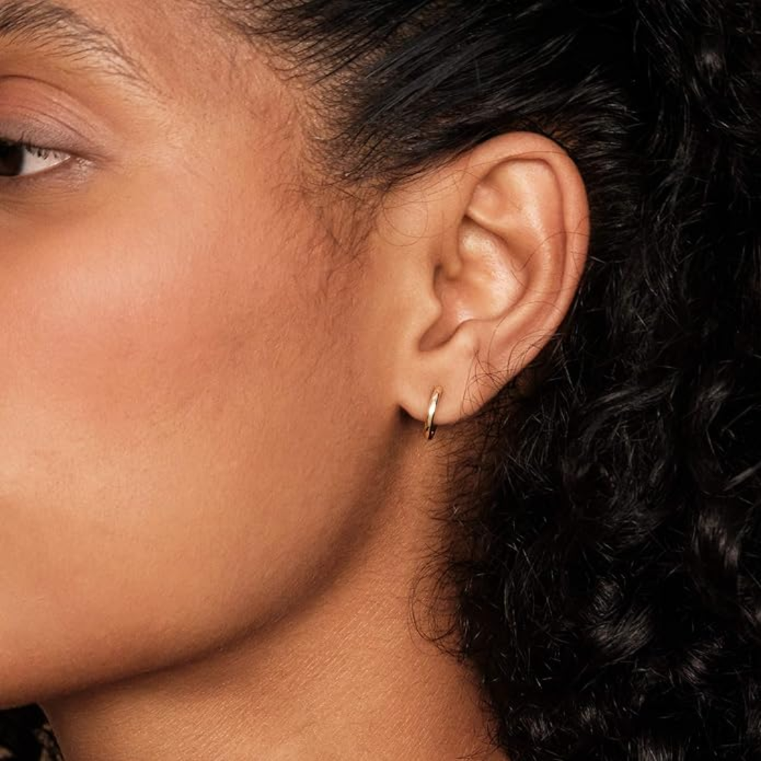 Women’s Huggie Earrings – Mini Gold Design